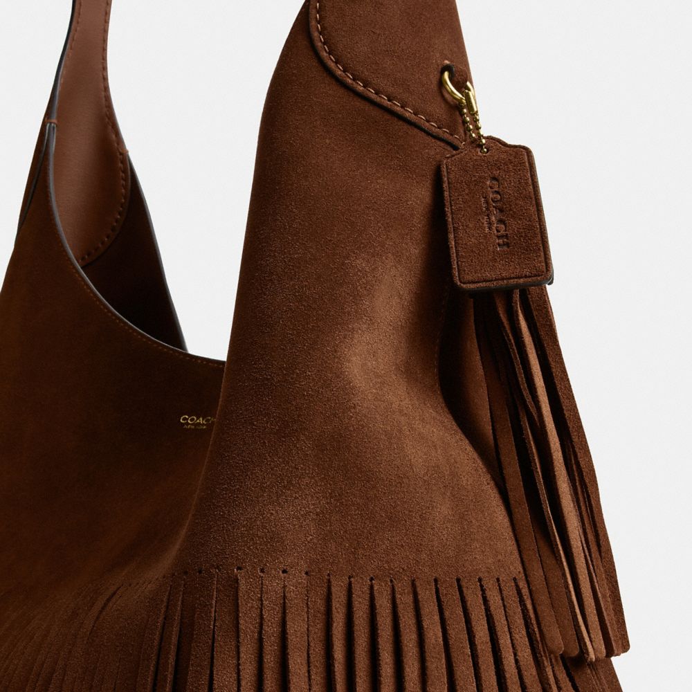 Coach Brooklyn Shoulder Bag 39 With Fringe