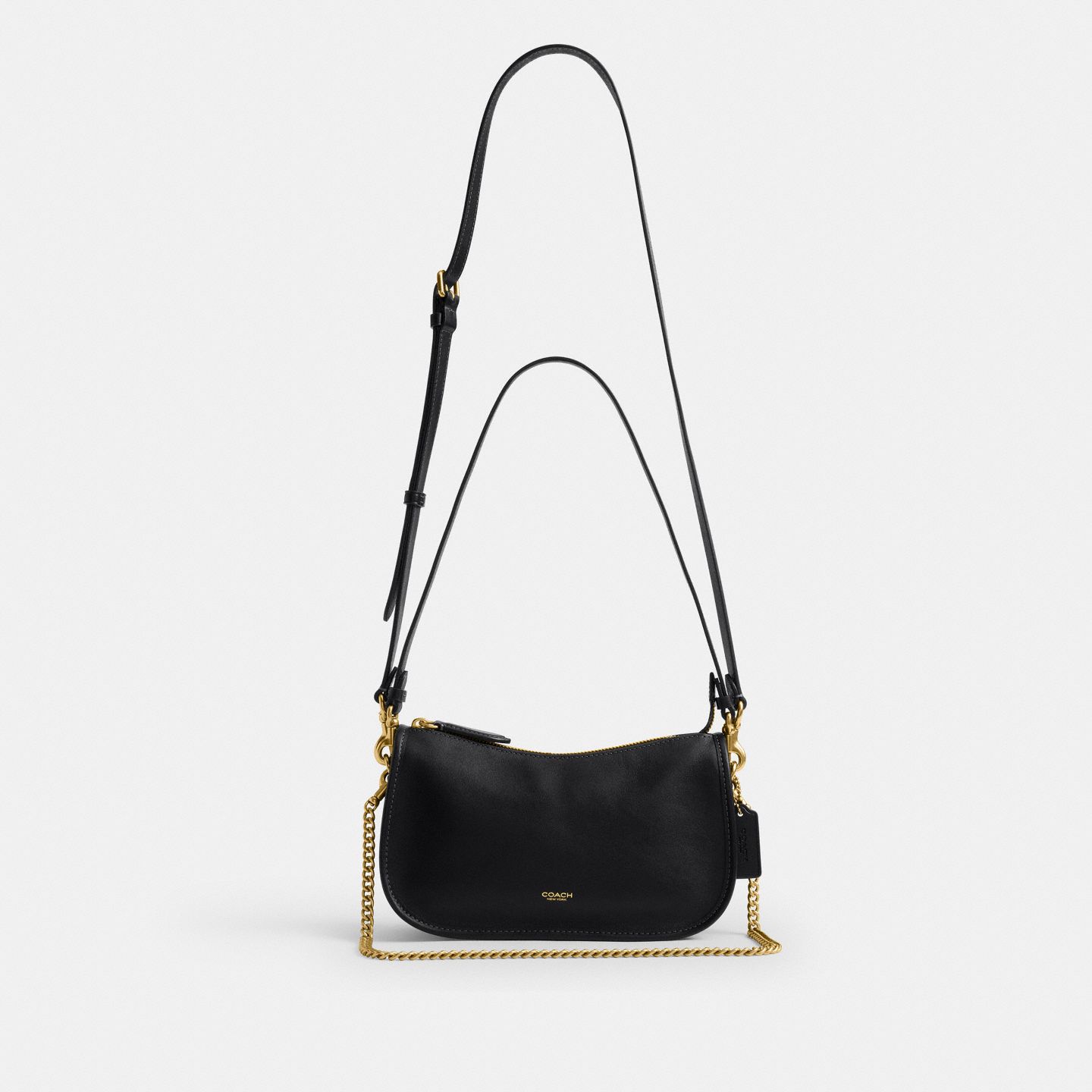 Женская сумка Coach Waverly, цвет: Латунный / Чёрный — фото 6