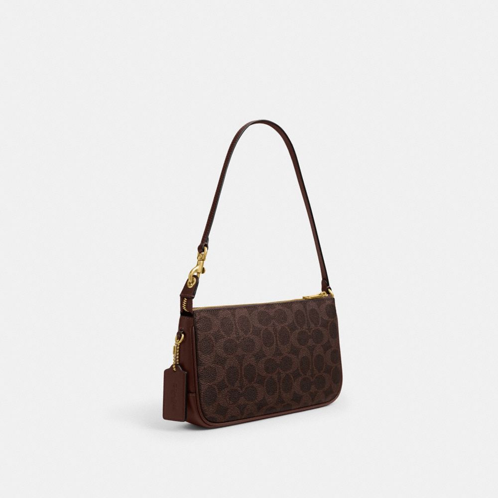 COACH®,Plaza Bag In Signature Canvas,,Angle View