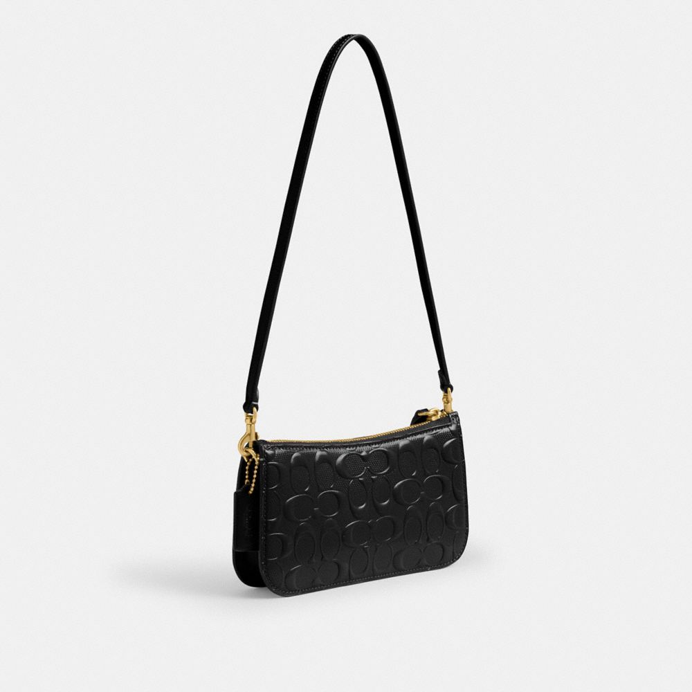 COACH®,Penn Shoulder Bag In Signature Leather,,Angle View
