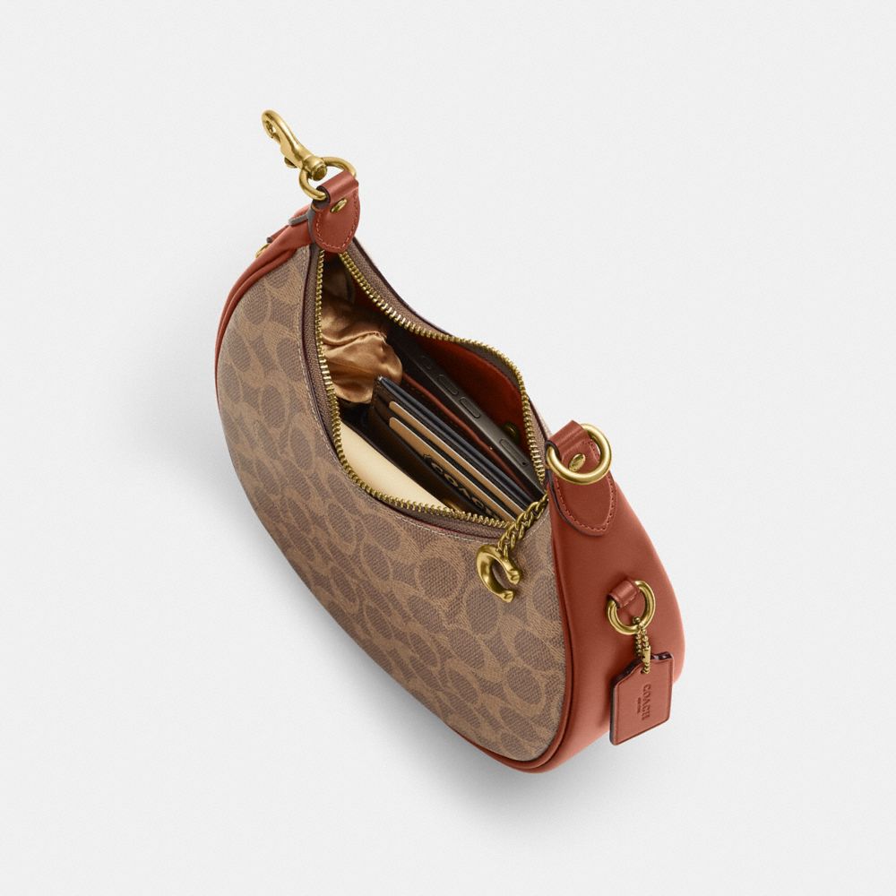 COACH®,Jonie Bag 22 In Signature Canvas,,Inside View,Top View