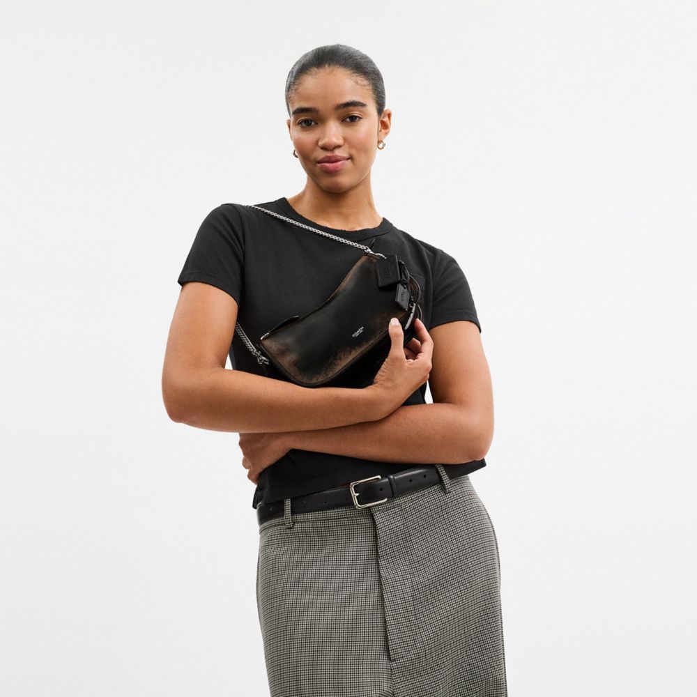 Coach Waverly Bag In Loved Leather