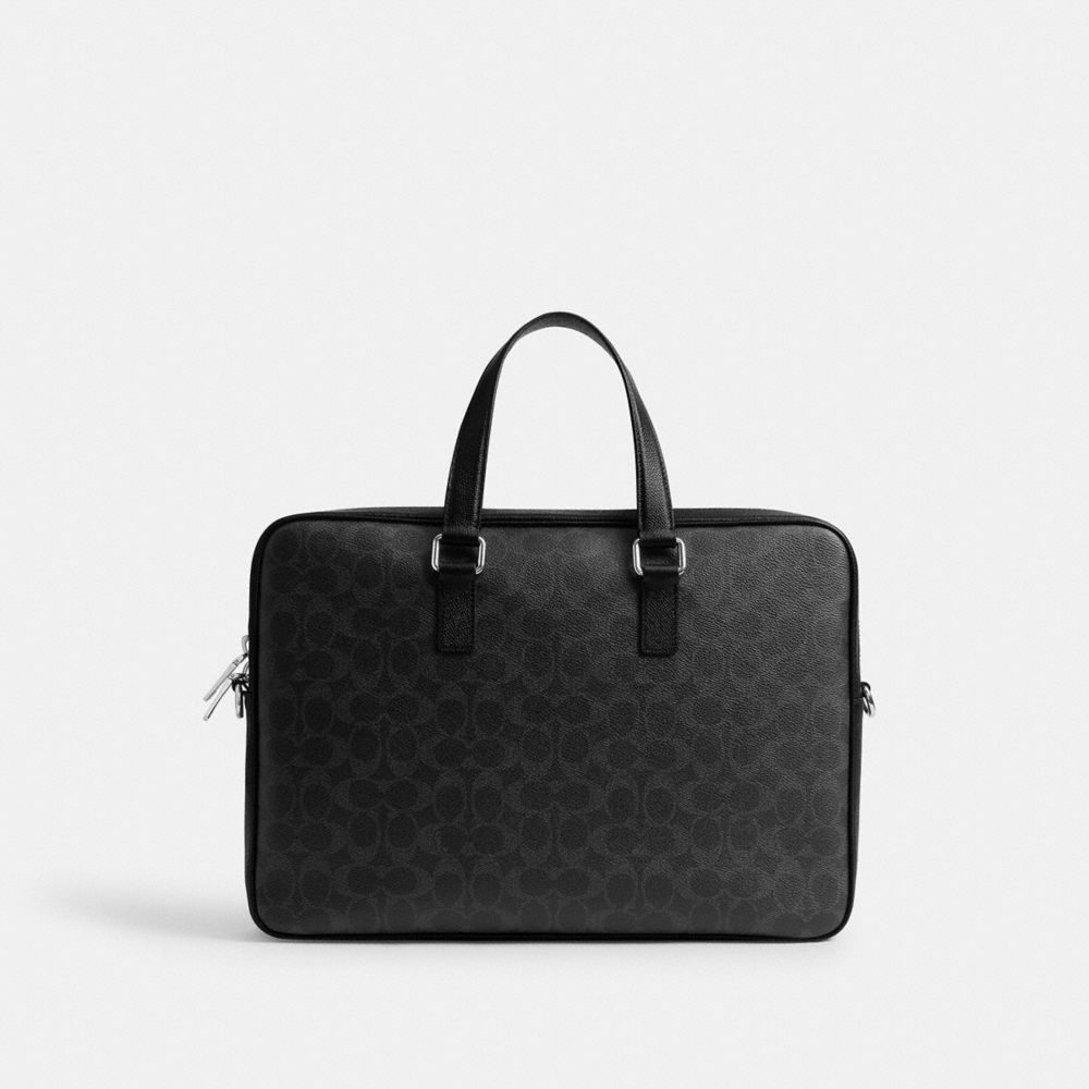 Мужские сумки Coach Caden Brief Bag In Signature Canvas — фото 3