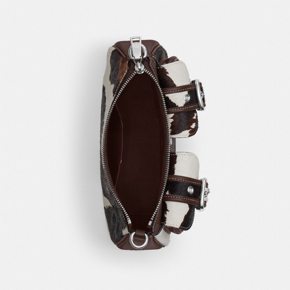 COACH®,Ashton Bag With Cow Print,,Inside View,Top View