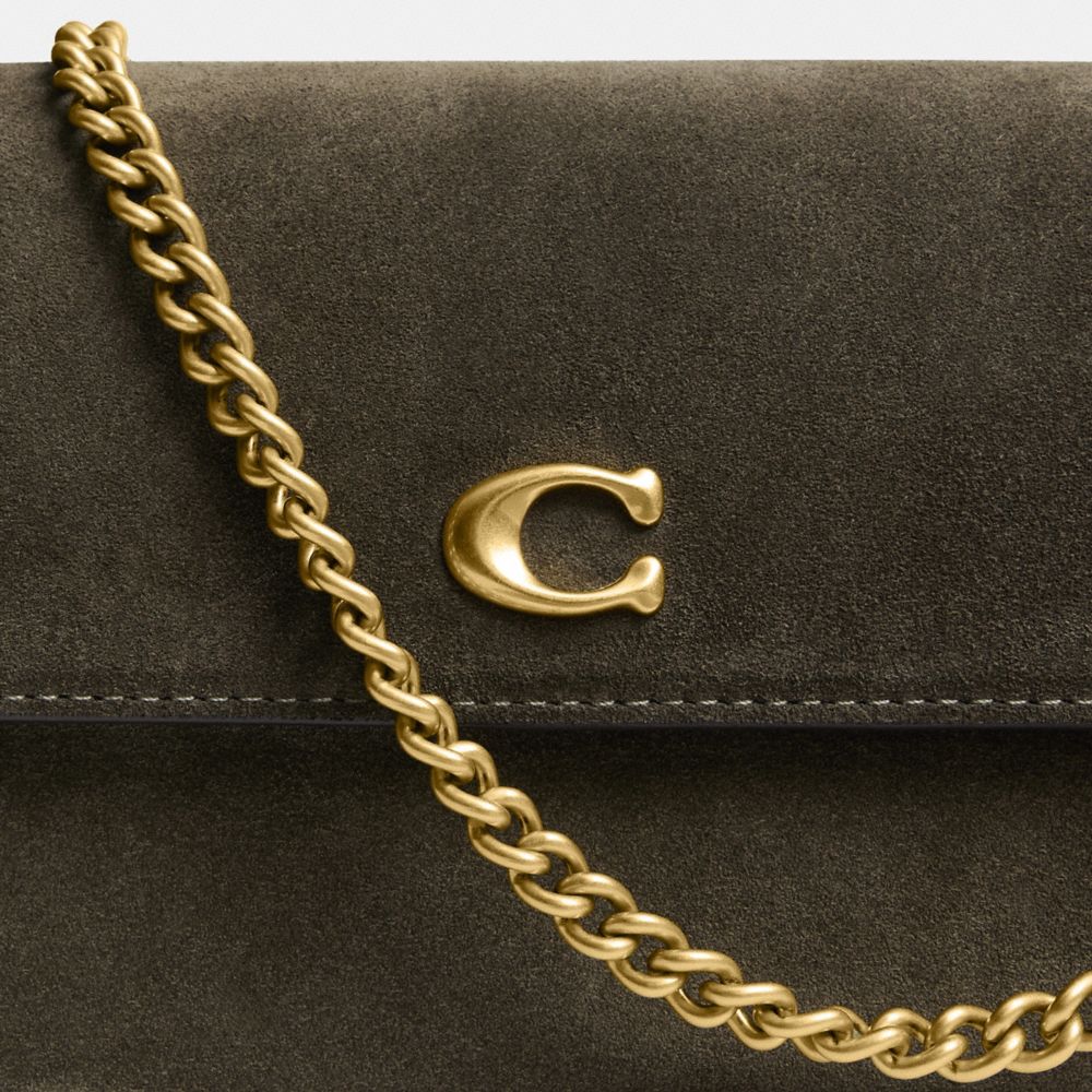 Coach Brook Flap Chain Bag