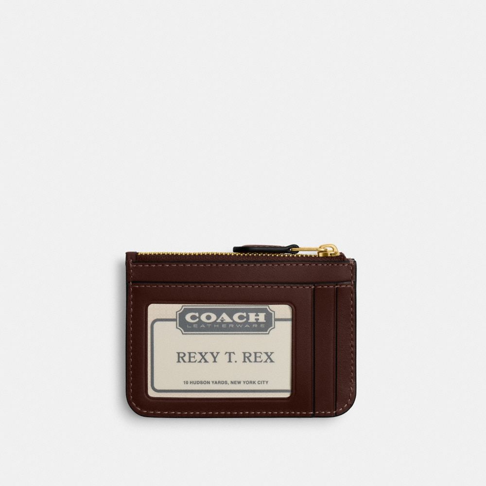 Coach Essential Mini Id Card Case In Signature Jacquard — фото 2