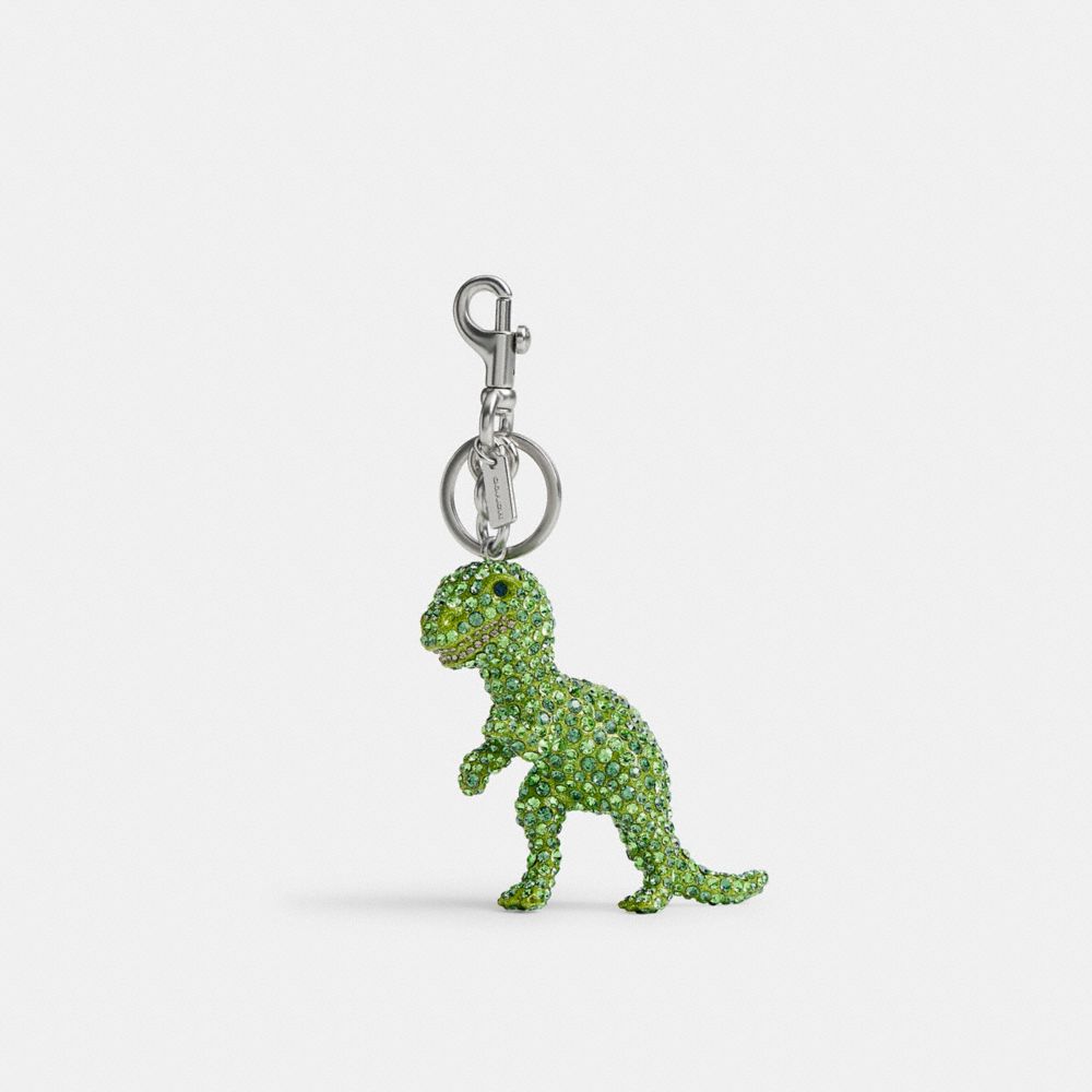 Coach Large Crystal Rexy Bag Charm In Multi