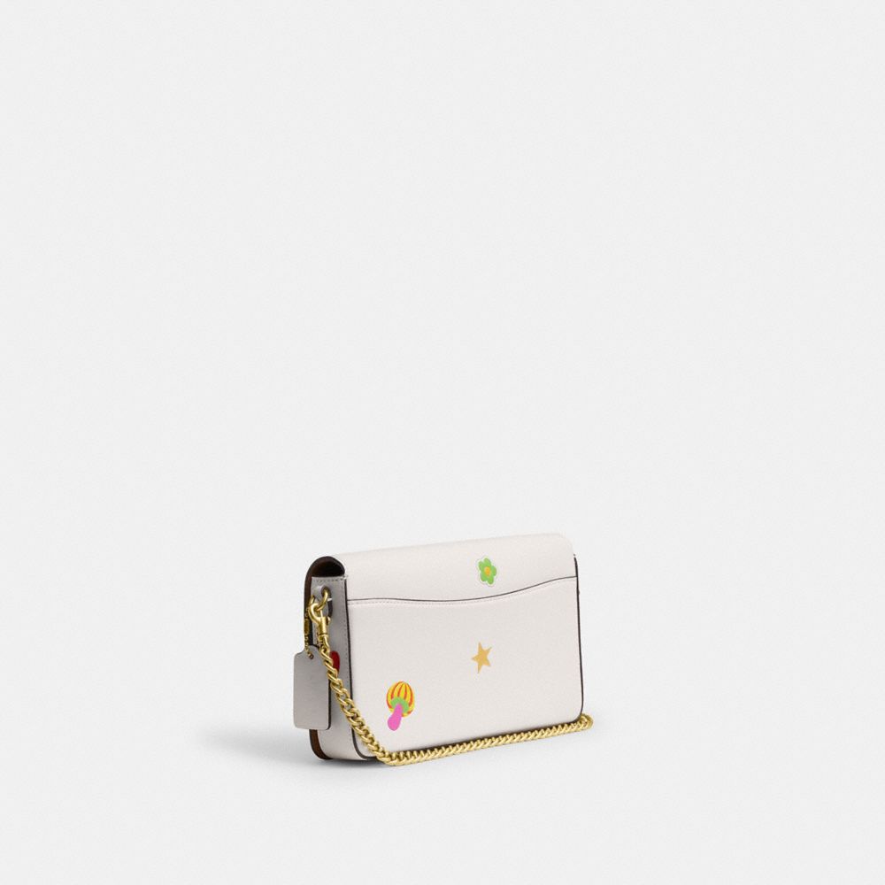 Coach Mila Crossbody Bag With Sticker Print In Multi