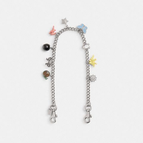 Женские брелоки Coach Chain Strap With Charms
