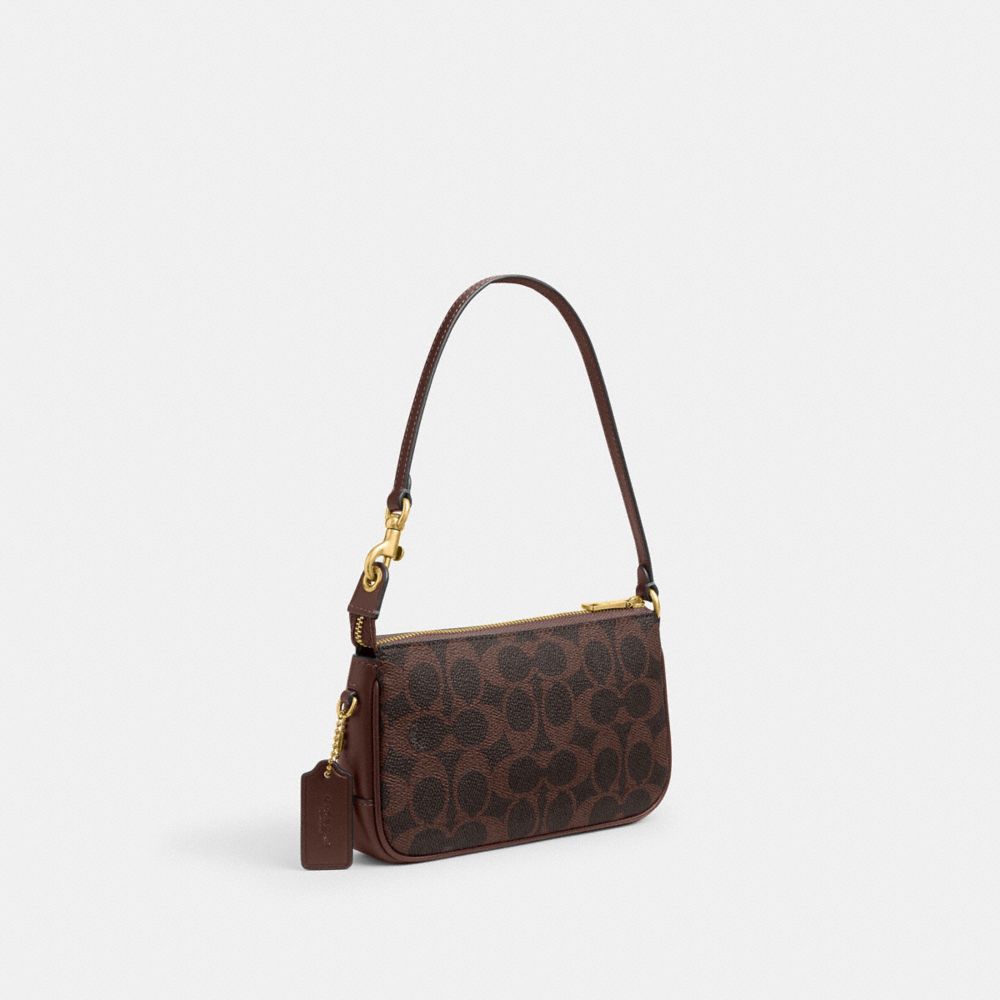 COACH®,Plaza Bag 18 In Signature Canvas,,Angle View