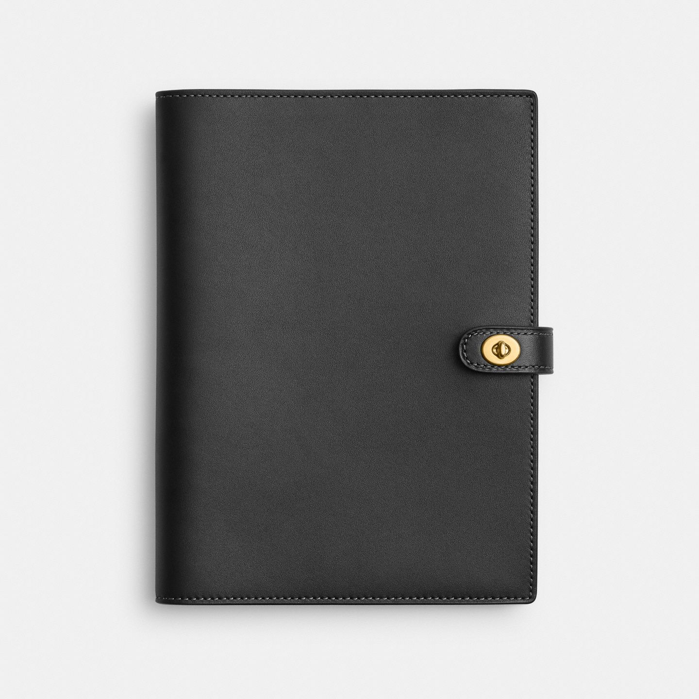 Женские аксессуары Coach Notebook, цвет: Латунный / Чёрный — фото 1
