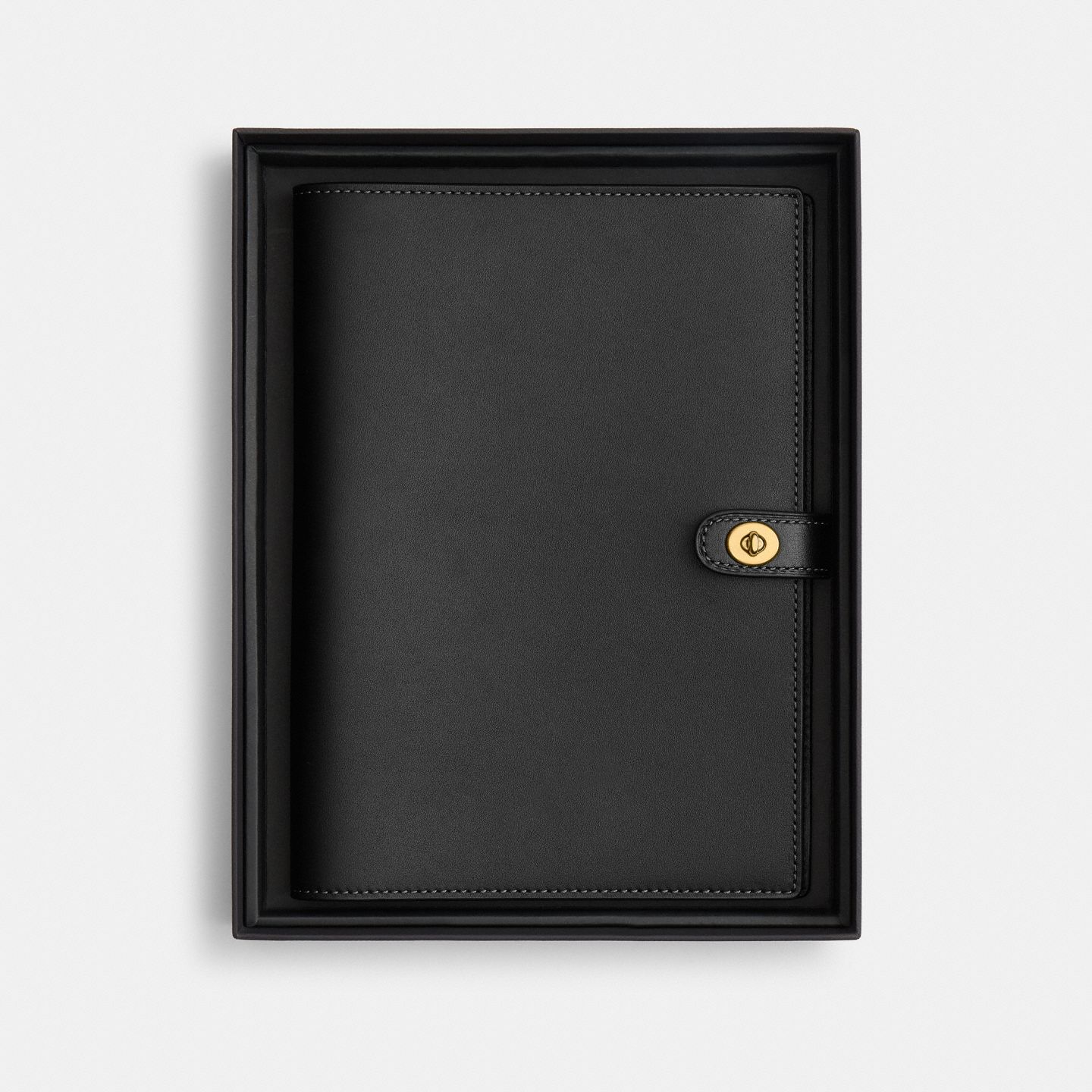 Женские аксессуары Coach Notebook, цвет: Латунный / Чёрный — фото 2