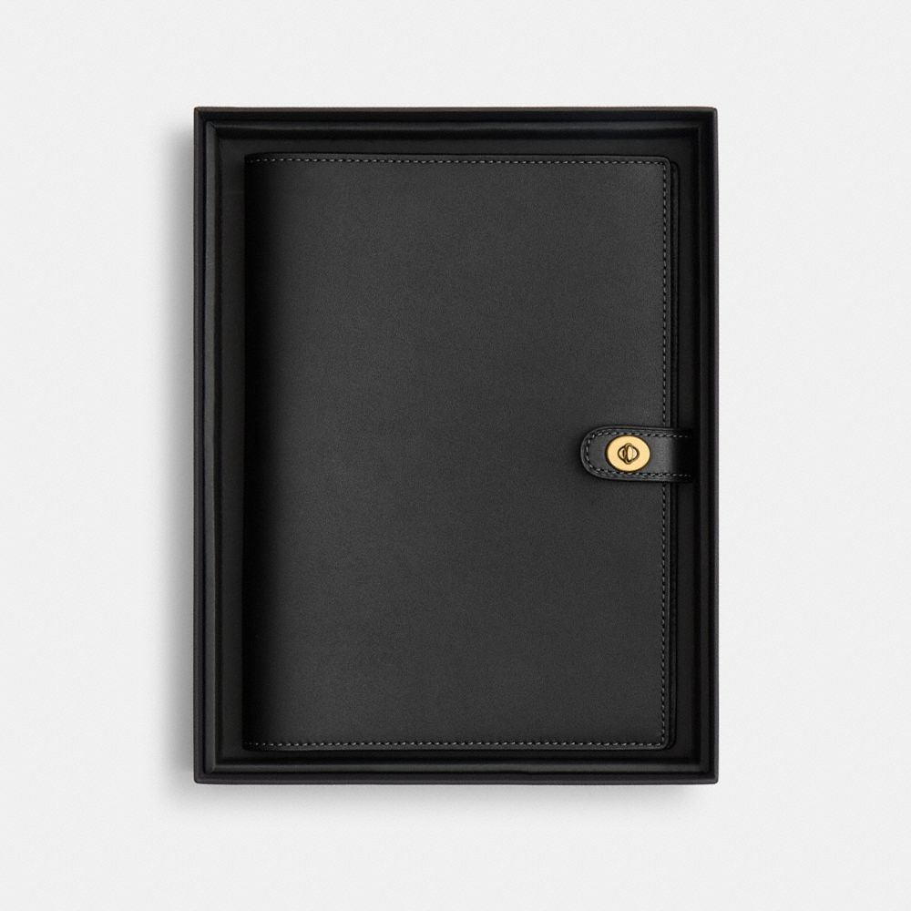 Coach Notebook In Black