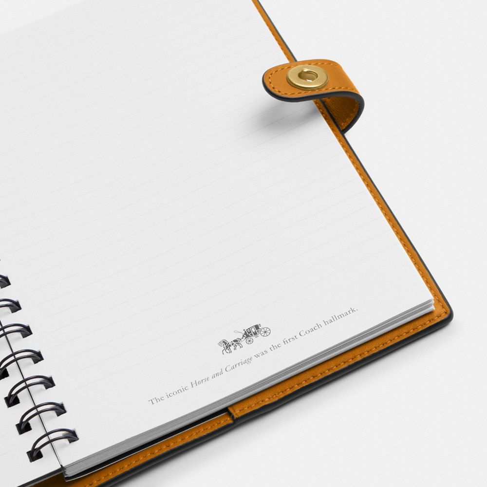 COACH®,Notebook,,Interior View