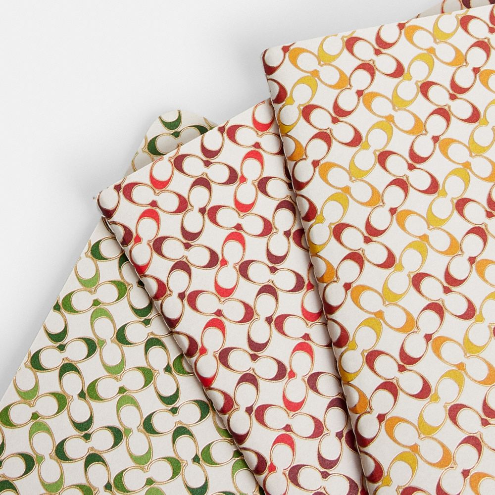 Coach Notebook Set In Signature In Multi