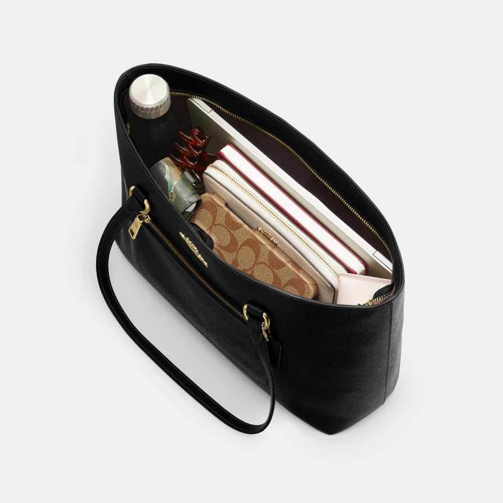 COACH®,Station Tote Bag,,Inside View,Top View