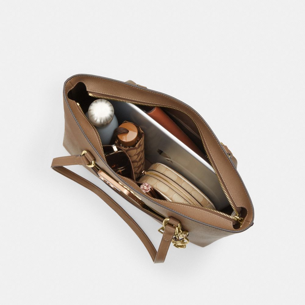 COACH®,Station Tote Bag,,Inside View,Top View