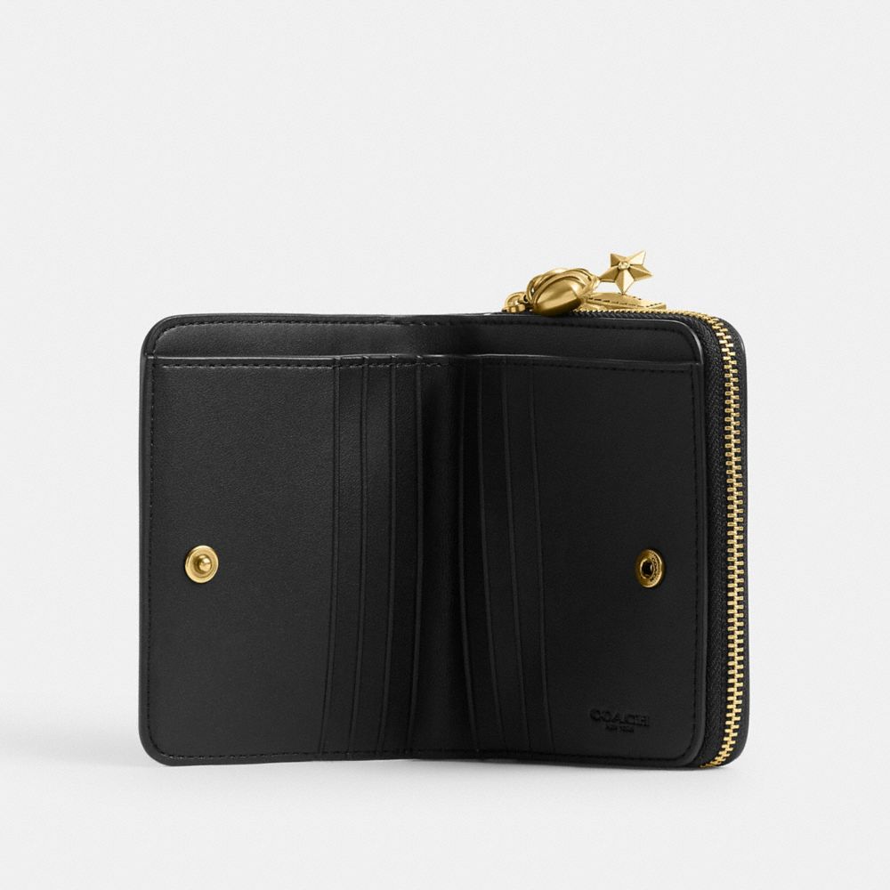 Coach Essential Billfold Wallet With Charms In Multi