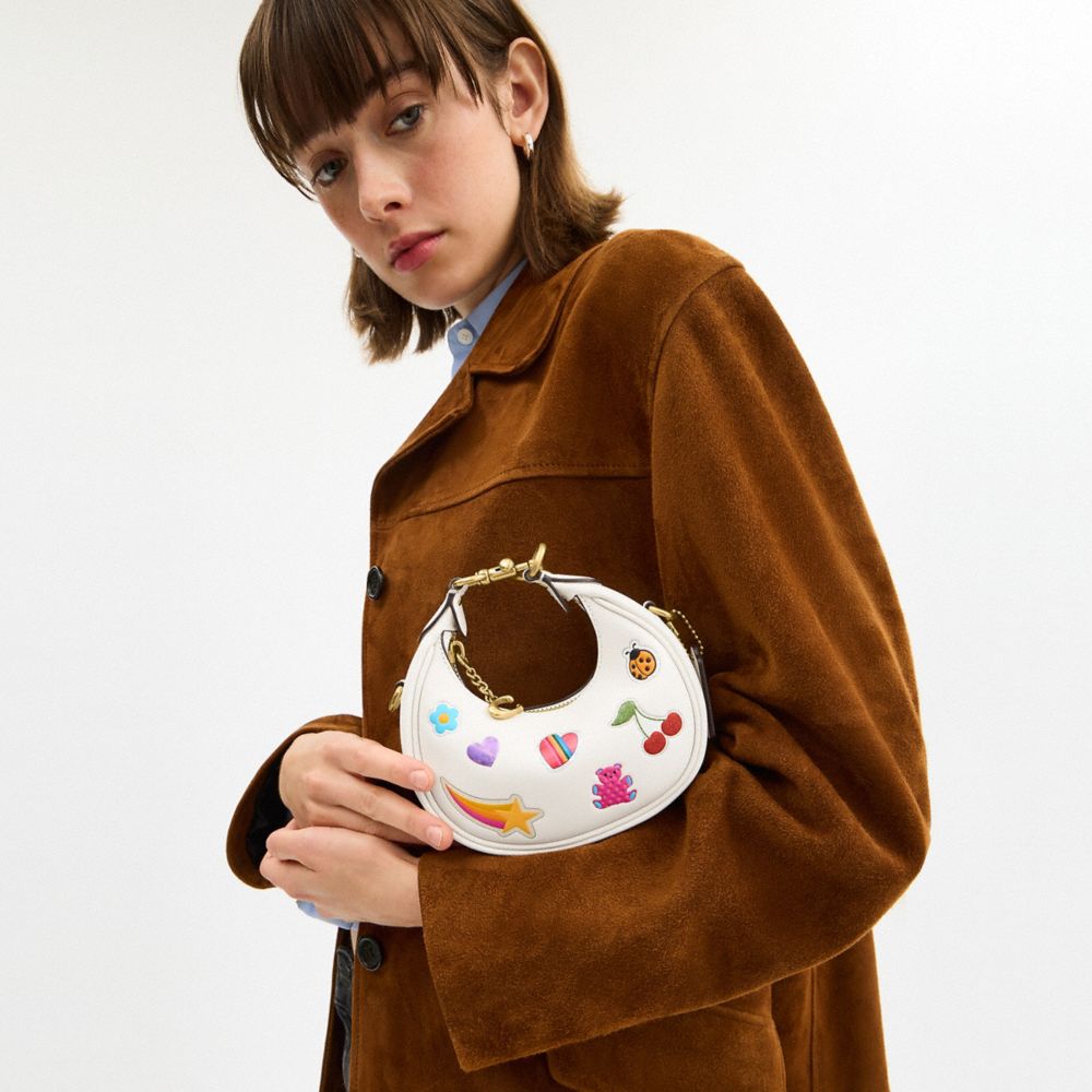 Coach Jonie Bag With Sticker Print In Multi