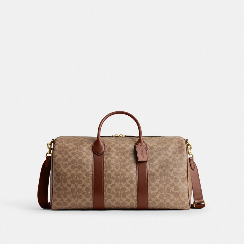 Coach Compass Bag 50 In Signature Canvas In Multi