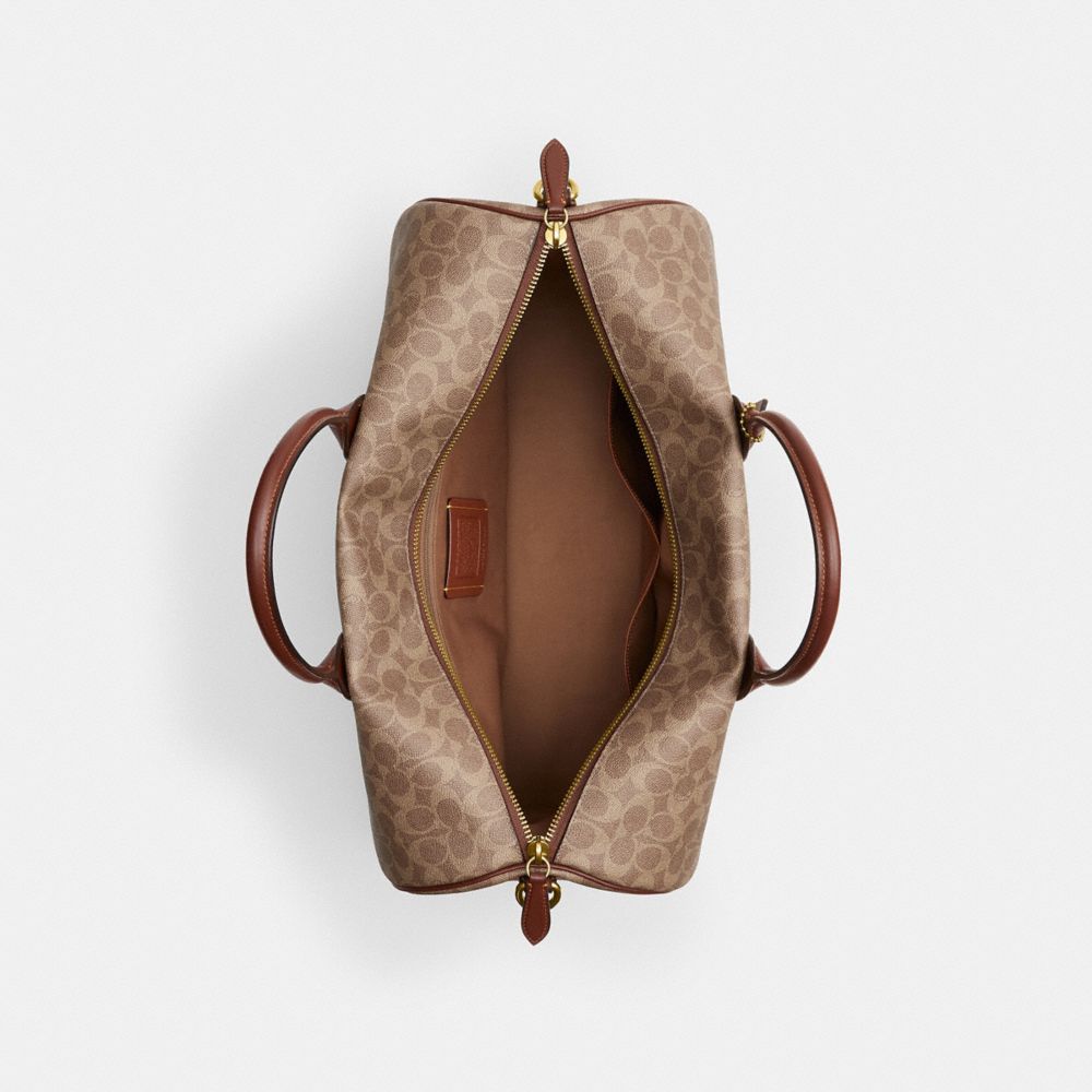 Coach Compass Bag 50 In Signature Canvas In Multi