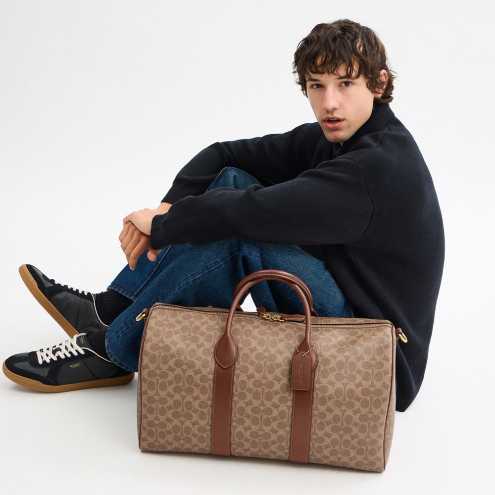 Coach Compass Bag 50 In Signature Canvas In Multi