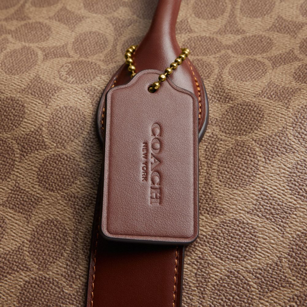 Coach Compass Bag 50 In Signature Canvas In Multi