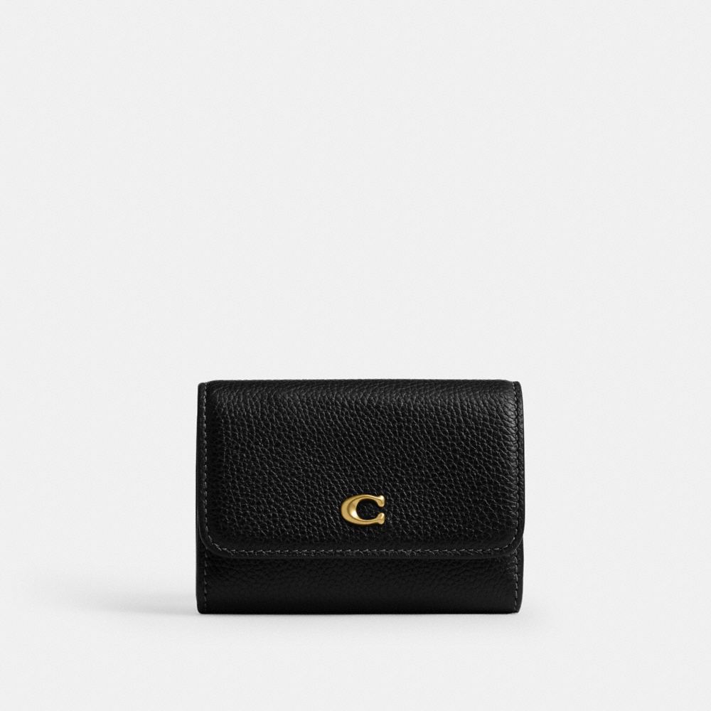 Coach Essential Flap Card Case In Multi