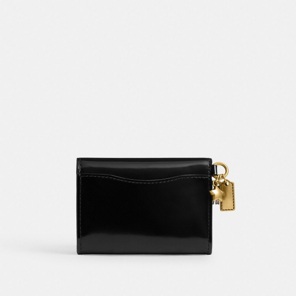 Coach Essential Flap Card Case With Charms In Multi