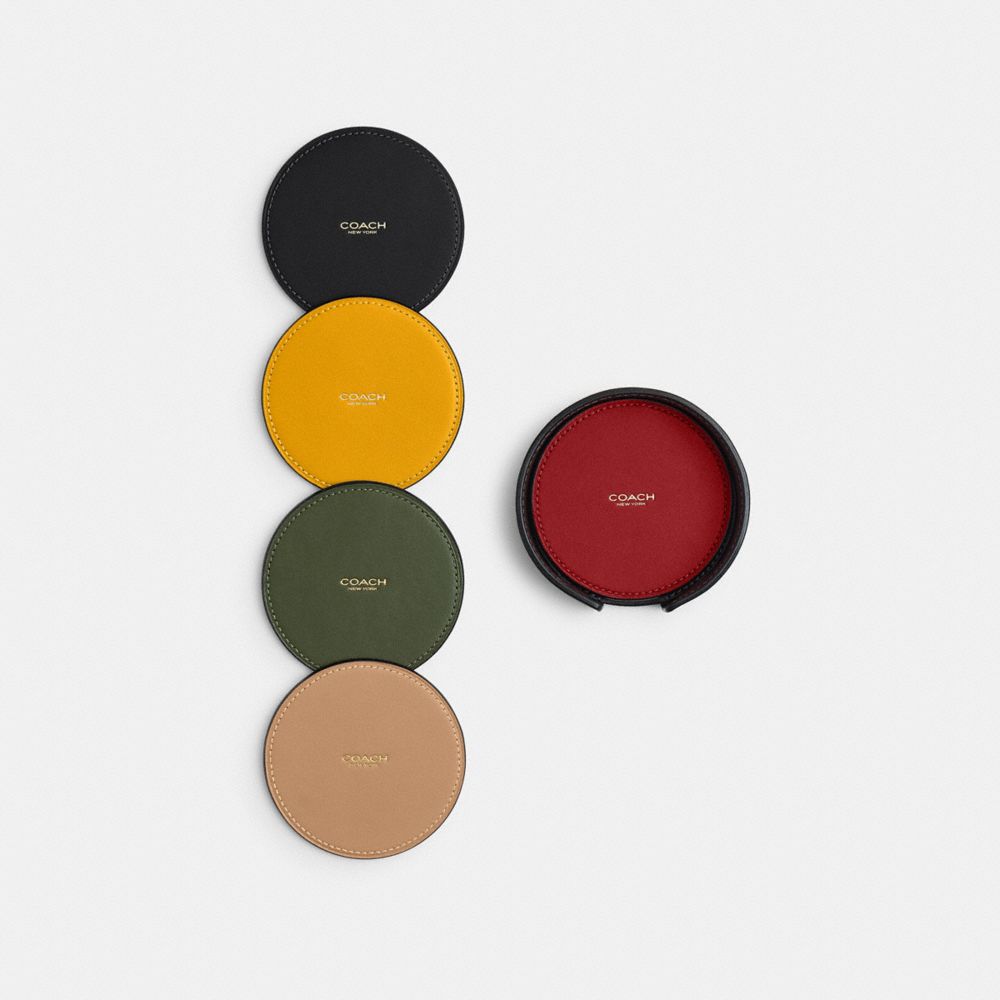 Coach Coaster Set In Multi