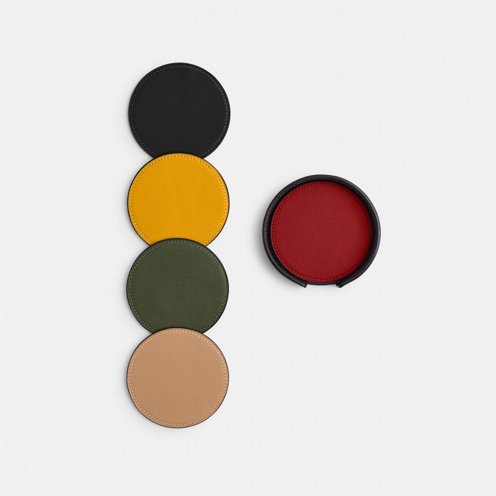 Coach Coaster Set In Multi