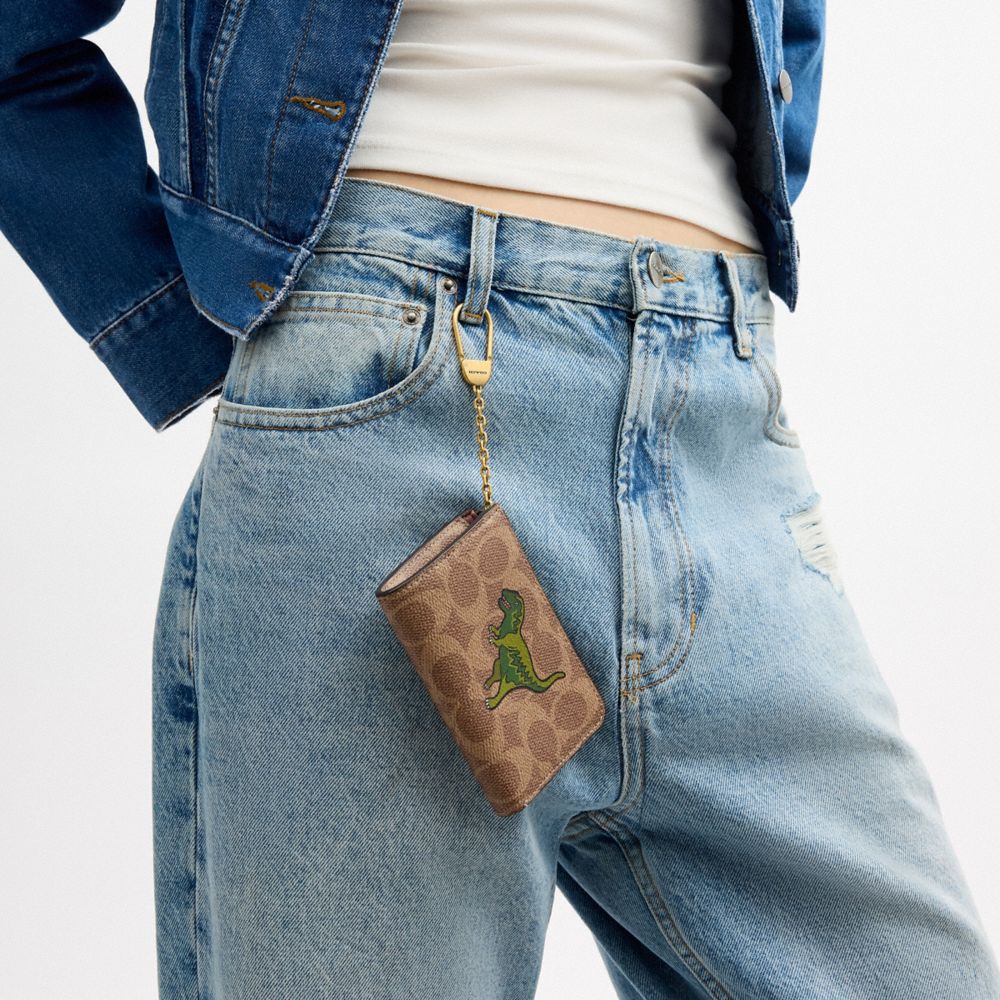 エッセンシャル Lジップ キー ケース・シグネチャー キャンバス・レキシー 2