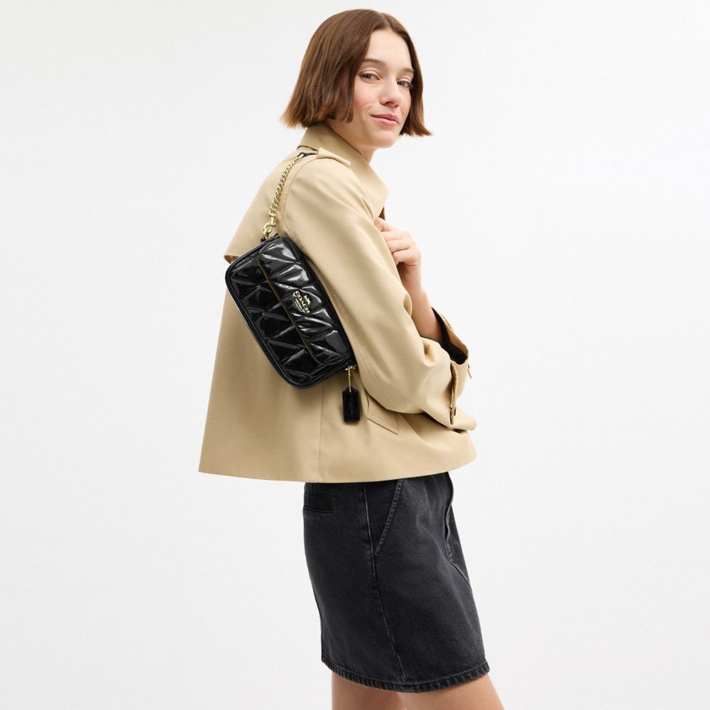 COACH®,Doré/Noir,Detail View