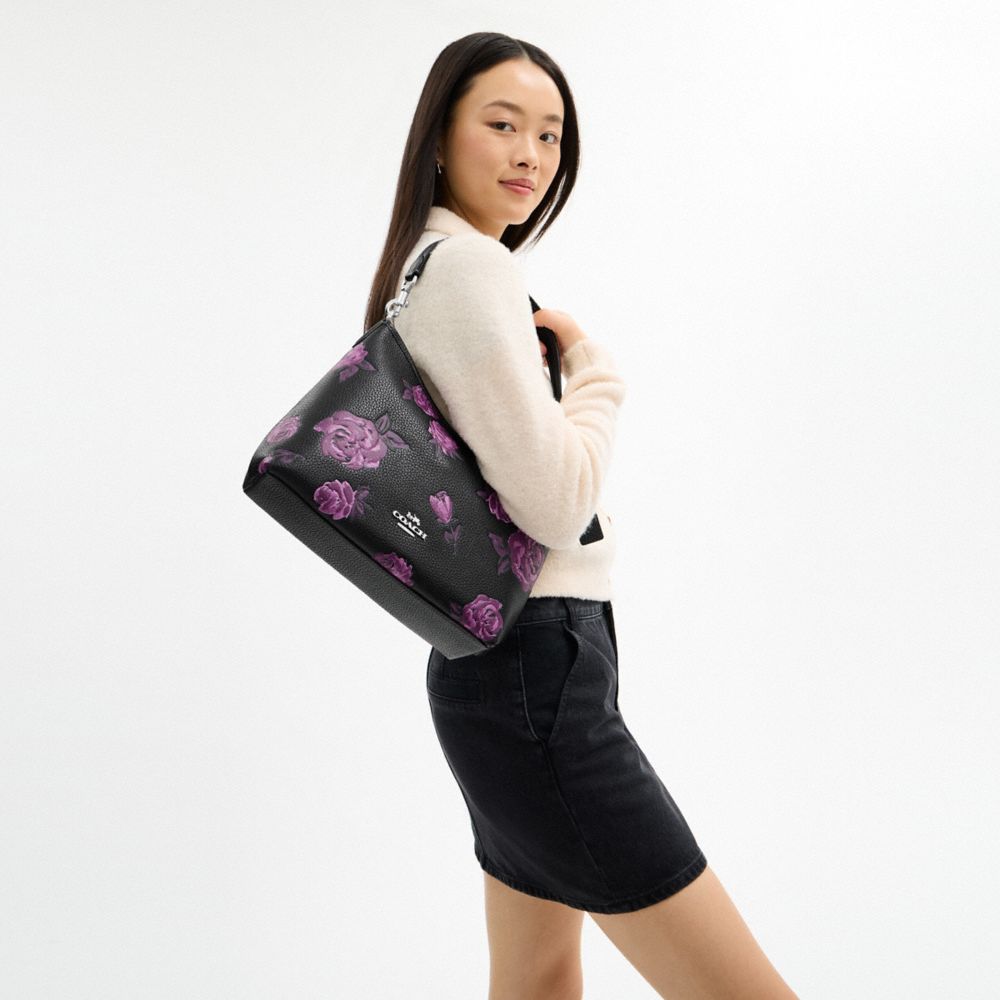 COACH®,Sv/Noir/Pourpre,Detail View