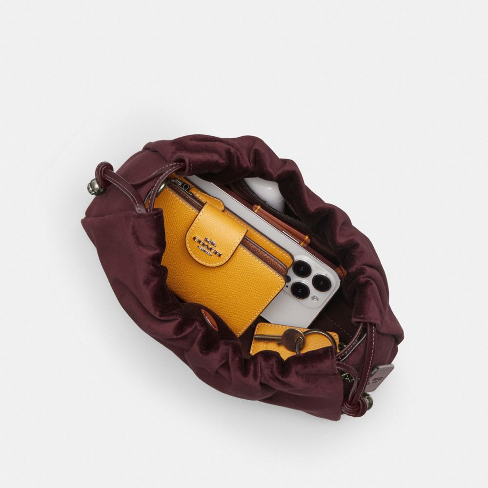 COACH®,Faye Shoulder Bag,,Inside View,Top View