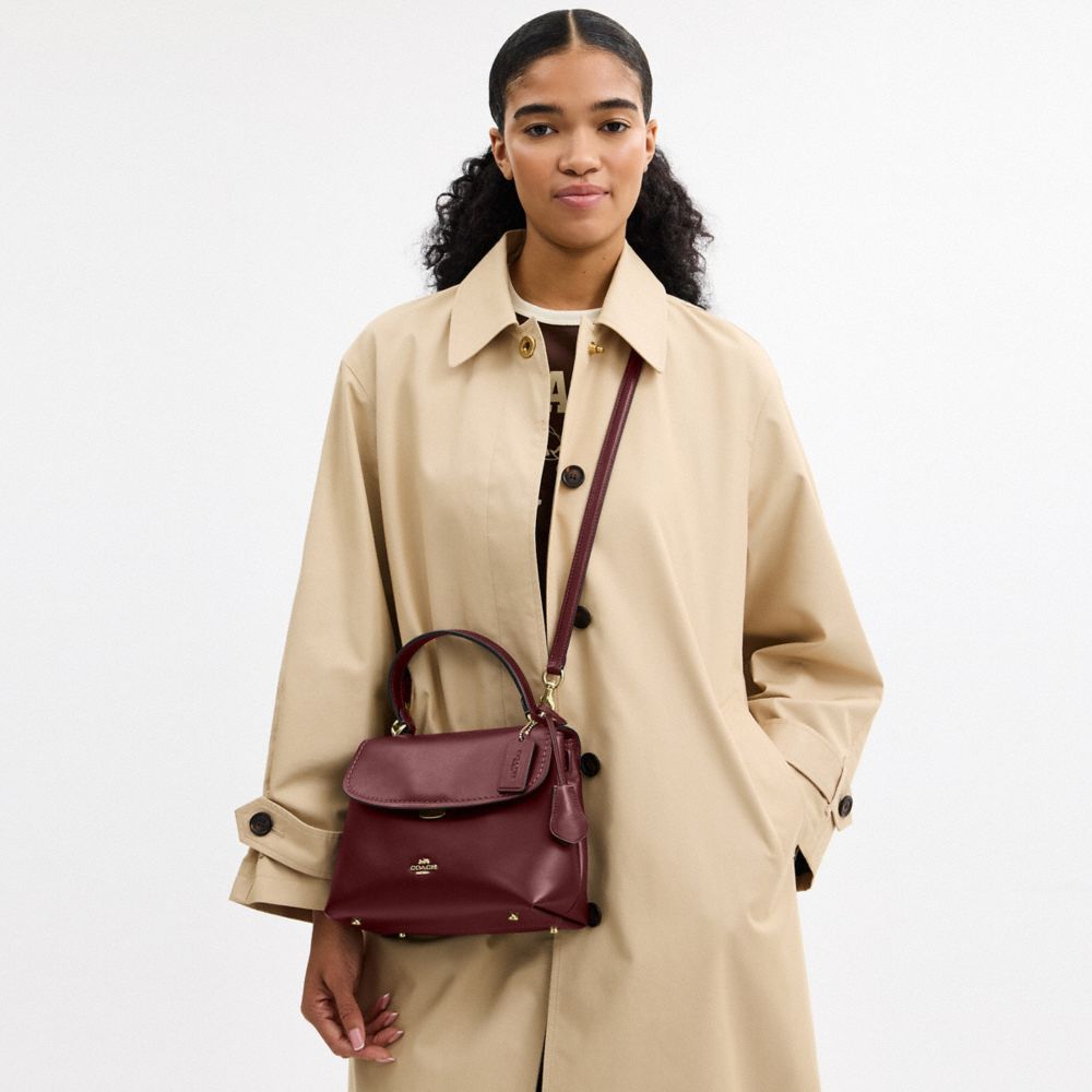 COACH®,SAC À POIGNÉE SUPÉRIEURE EMORY,Im/Bordeaux