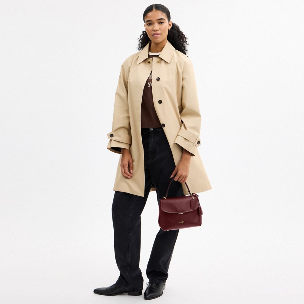 COACH®,SAC À POIGNÉE SUPÉRIEURE EMORY,Im/Bordeaux,Detail View