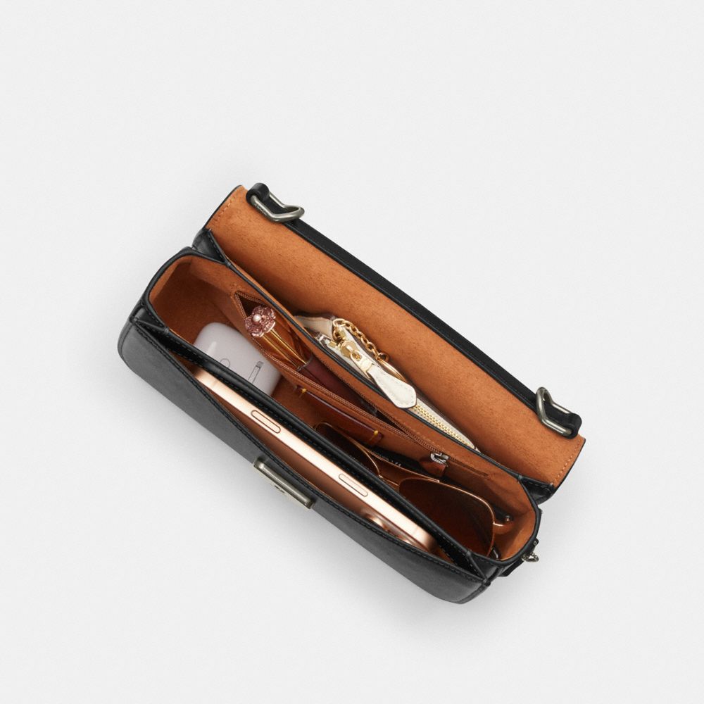 COACH®,Harper Shoulder Bag,,Inside View,Top View