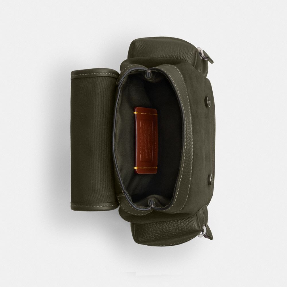 COACH®,Daim,Bronze/Vert Uniforme,Inside View,Top View