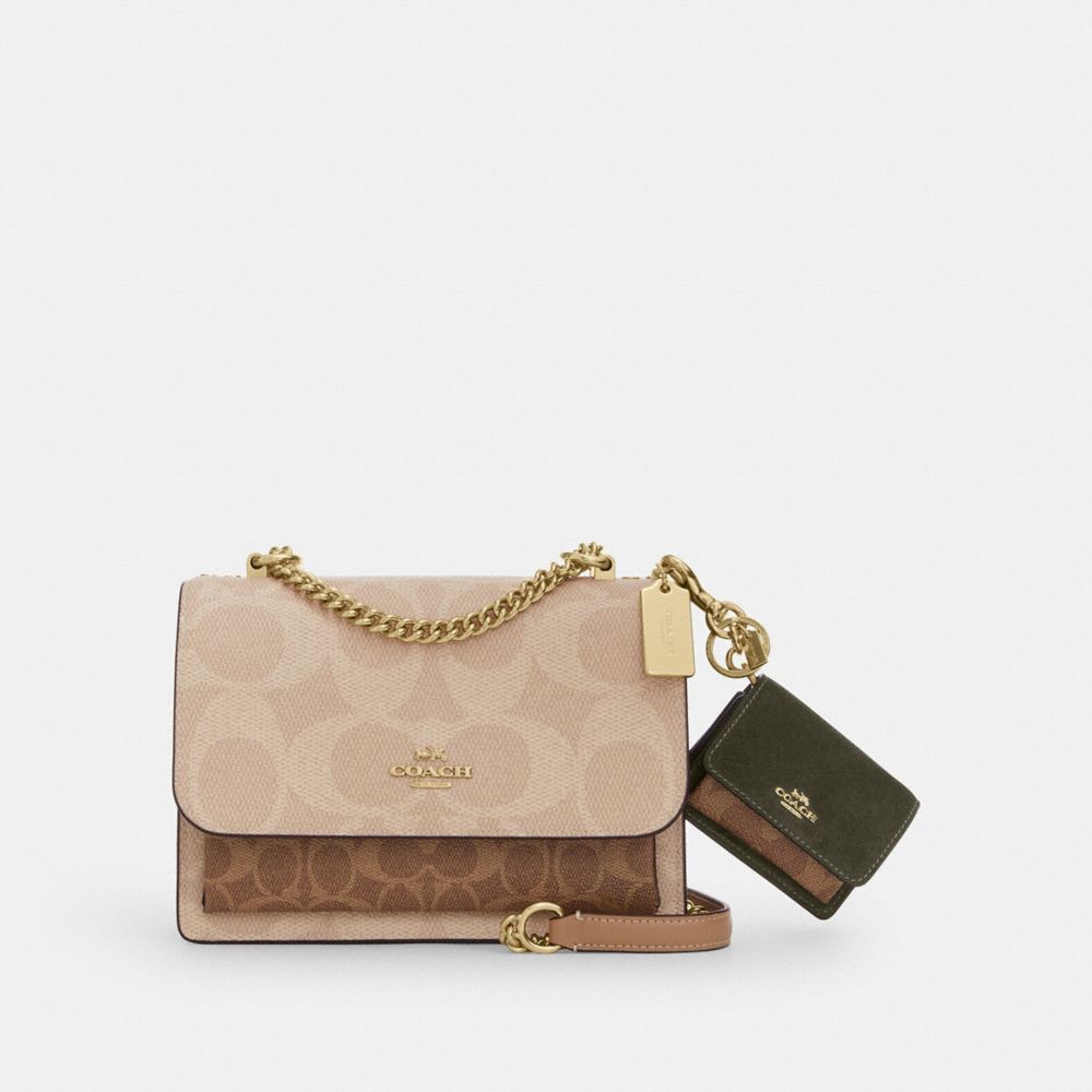 COACH®,Im/Vert Militaire/Marron Orangé,Angle View