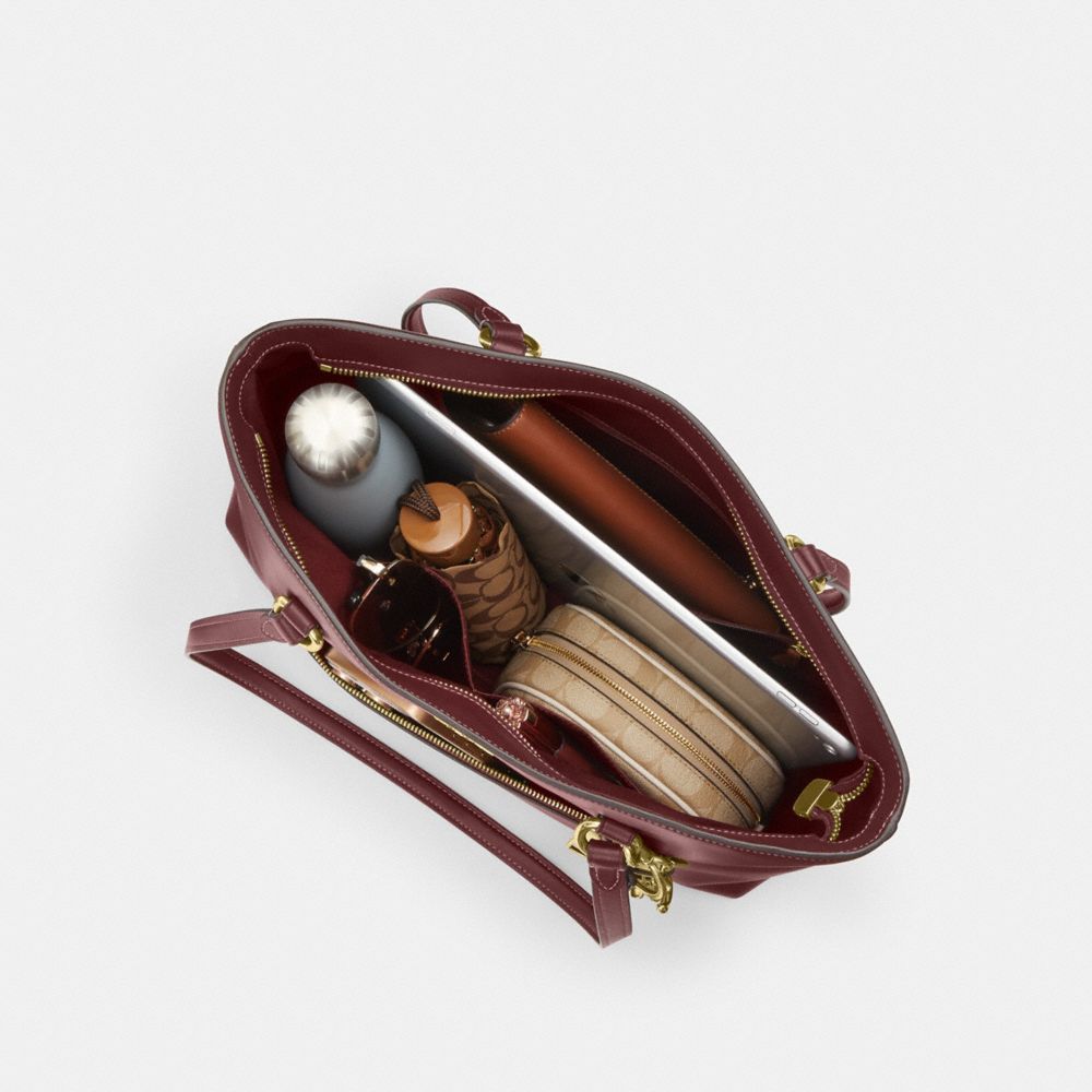 COACH®,Station Tote Bag,,Inside View,Top View