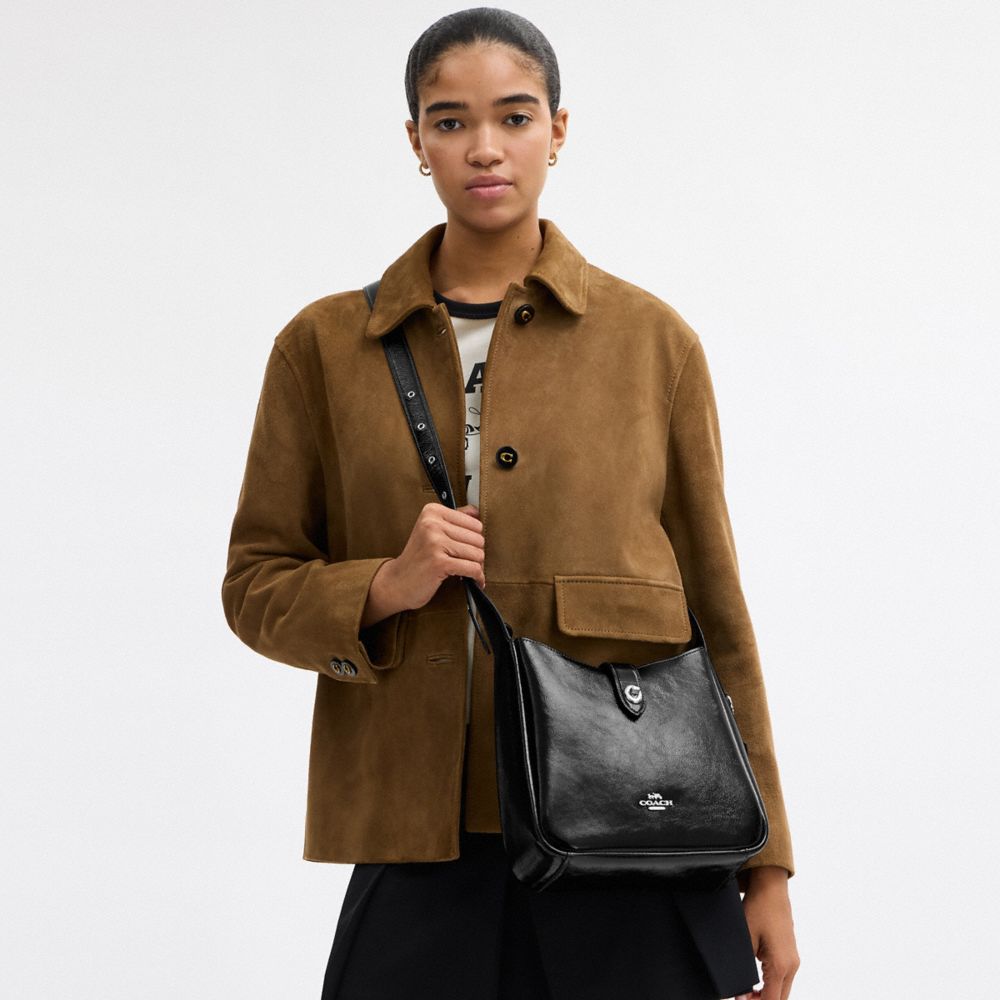 COACH®,Hadley Convertible Crossbody Bag,Black