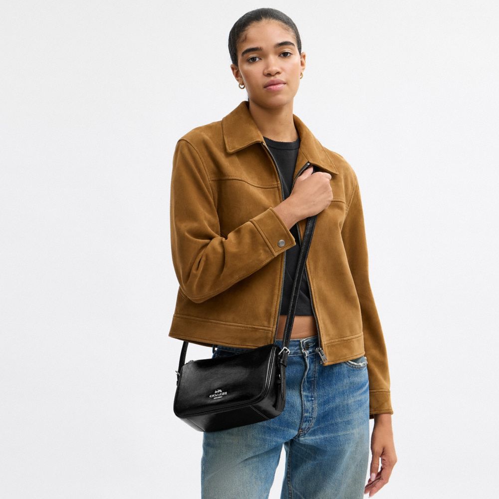 COACH®,Kailey Shoulder Bag,Black,Detail View