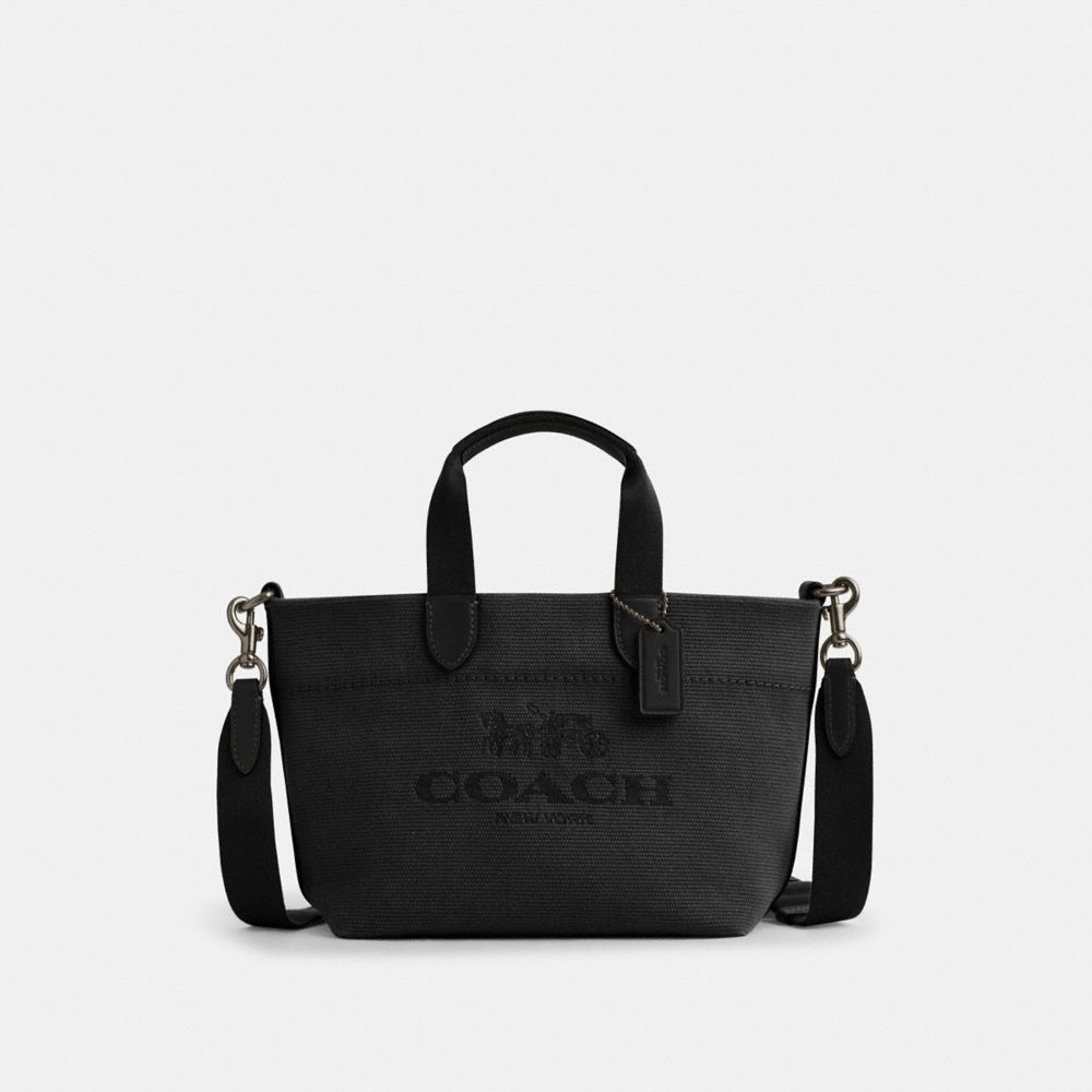 COACH®,ミニ ツアー トート バッグ,斜め掛け&ボディバッグ,ﾌﾞﾗｯｸ ﾏﾙﾁ