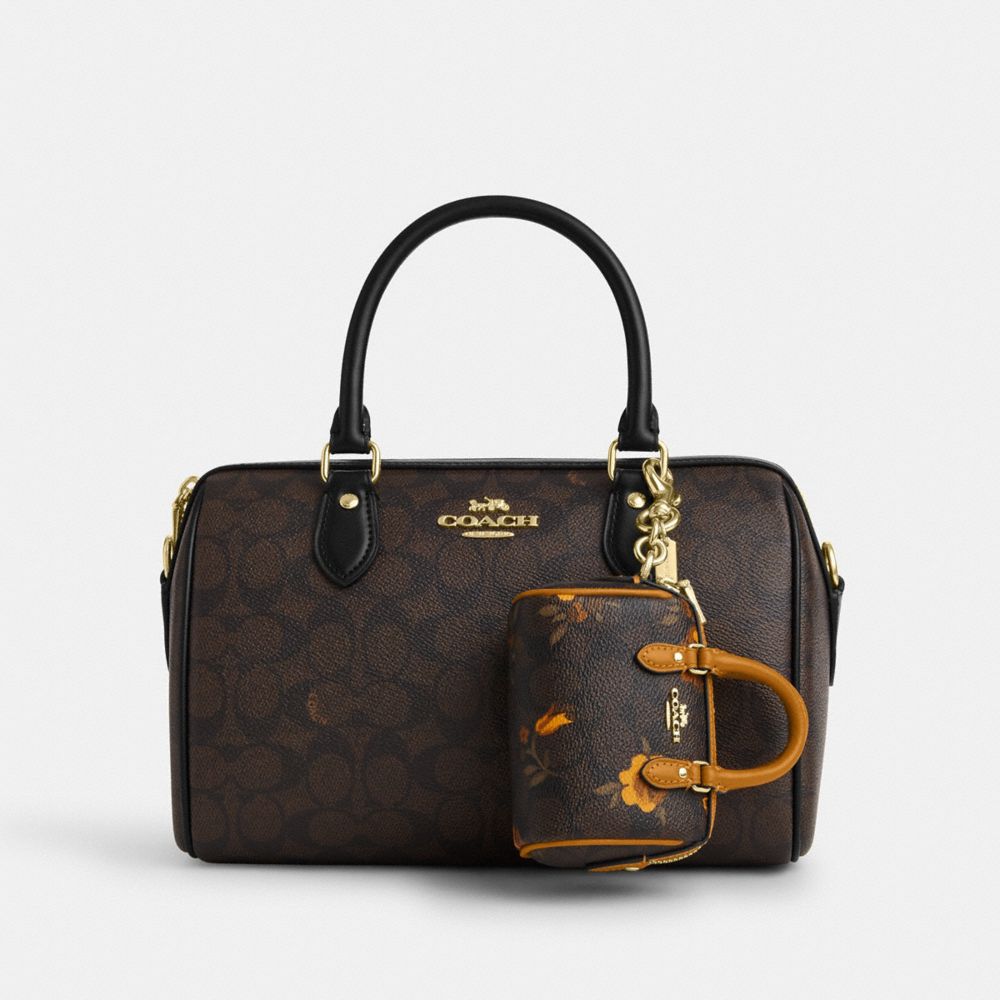 COACH®,Im/Noyer/Jaune,Angle View