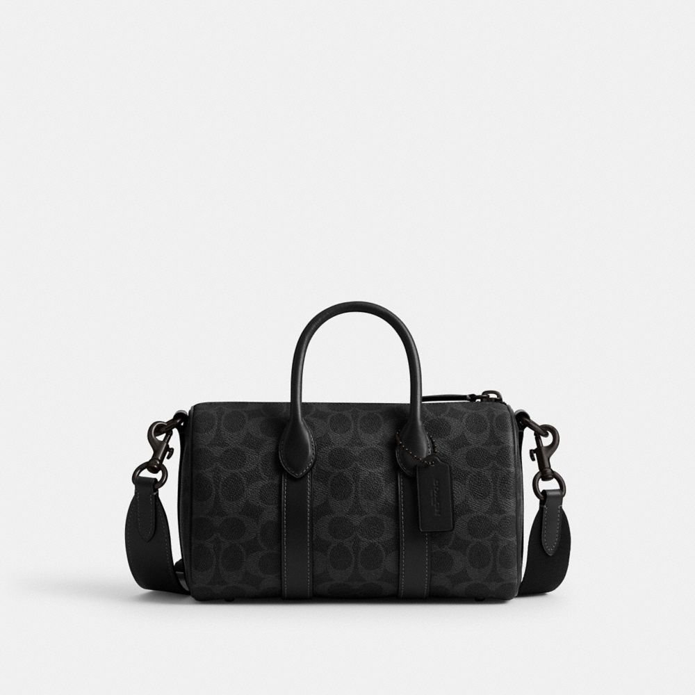 Coach Compass Bag 25 In Signature Canvas