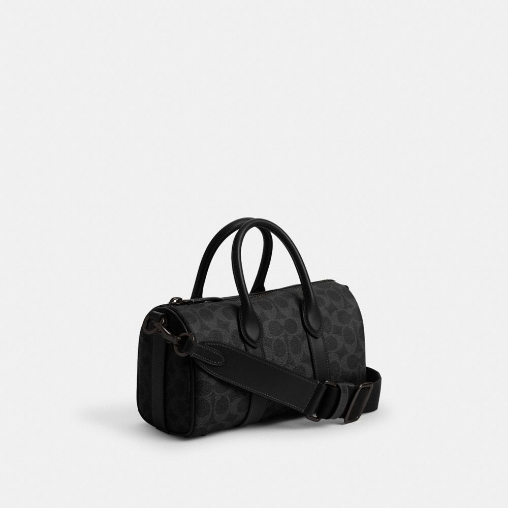 Coach Compass Bag 25 In Signature Canvas