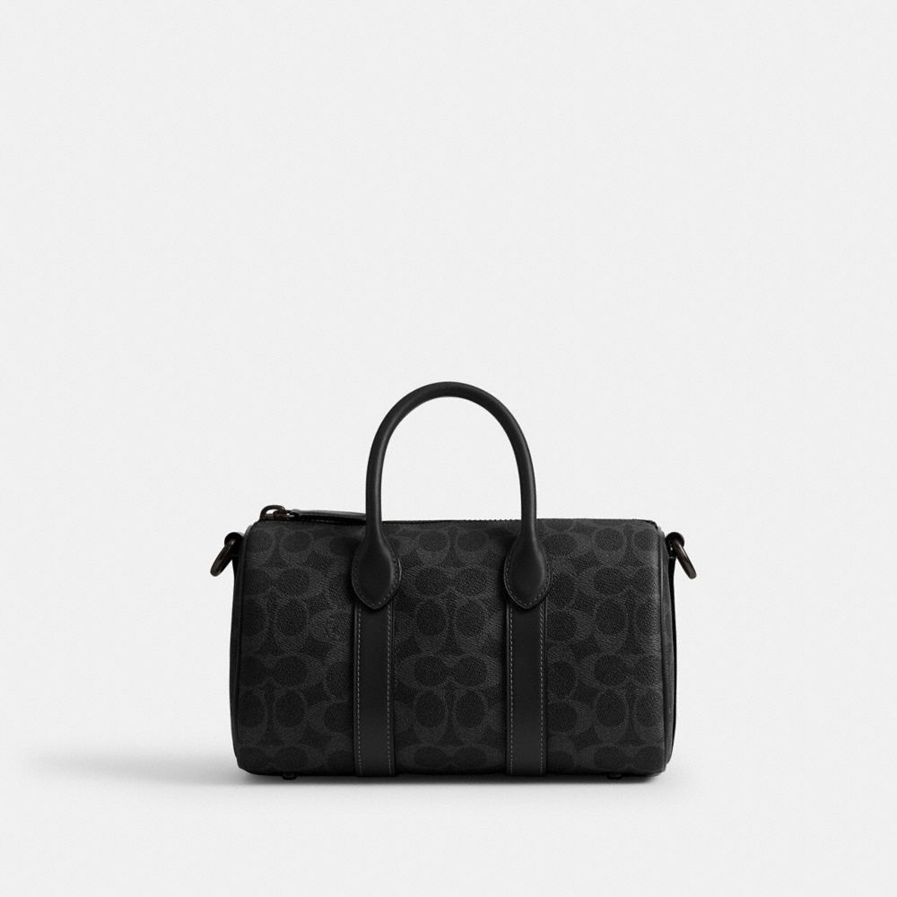 Coach Compass Bag 25 In Signature Canvas