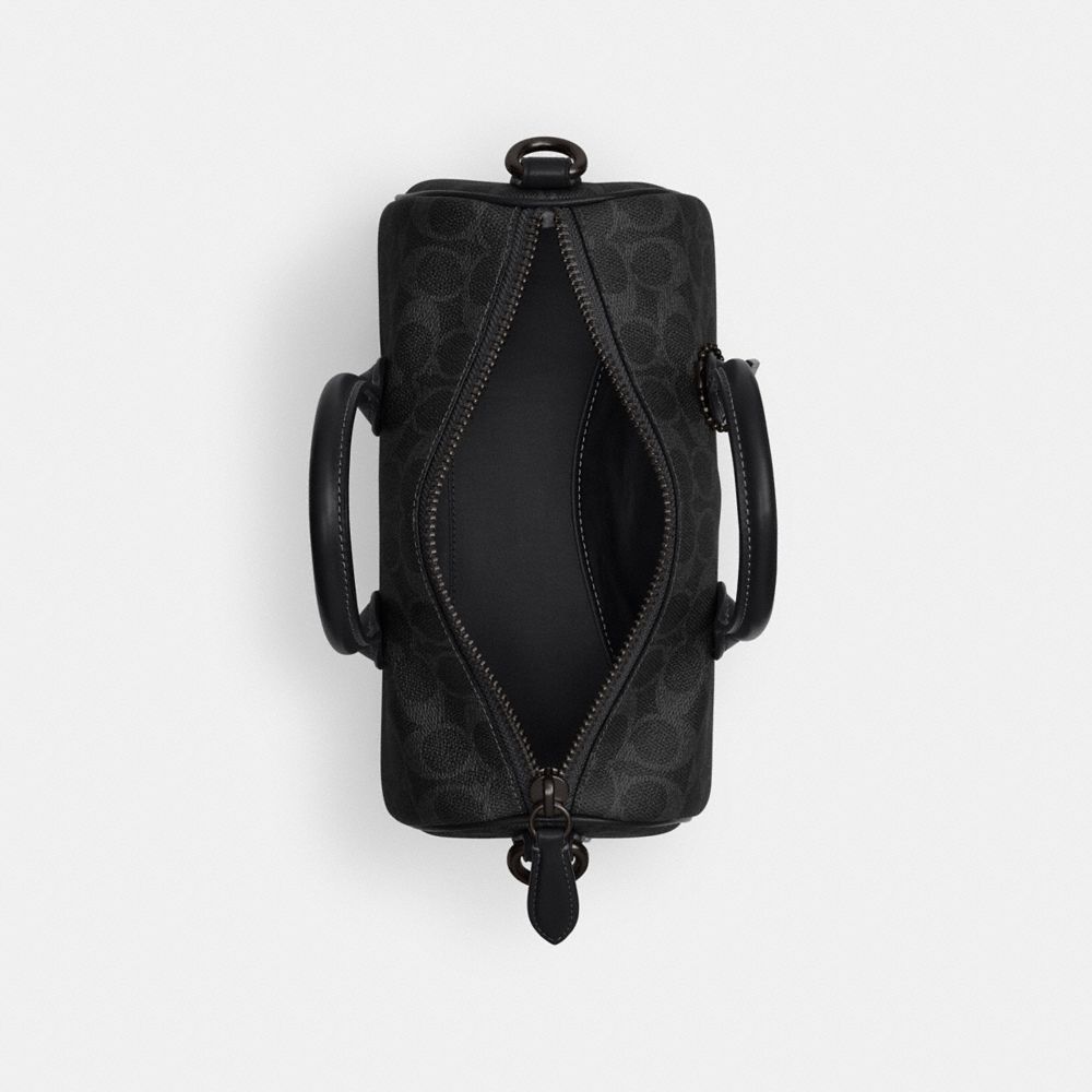 Coach Compass Bag 25 In Signature Canvas
