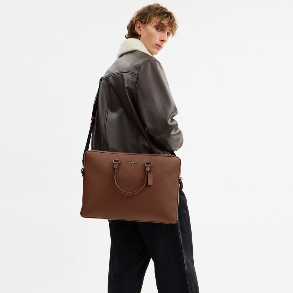 COACH®,Bronze Industriel/Selle,Detail View